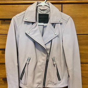 All Saints New Dalby Leather Biker Jacket